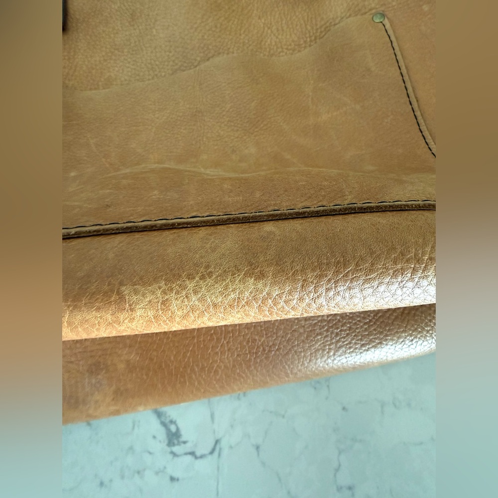 Portland Leather Tote Bag Medium Classic - Picture 4 of 7